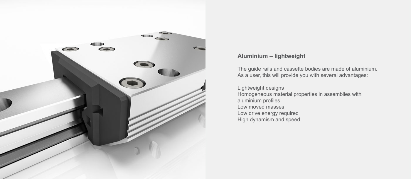 Bespoke Lightweight Linear and Rotary Bearings