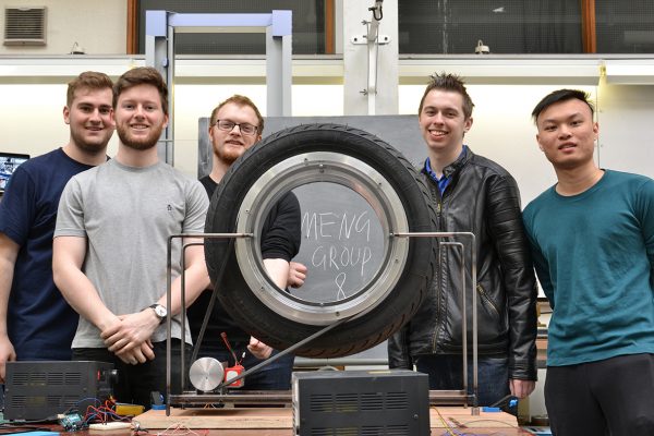 Hubless wheel with University of Manchester Masters MEng Group